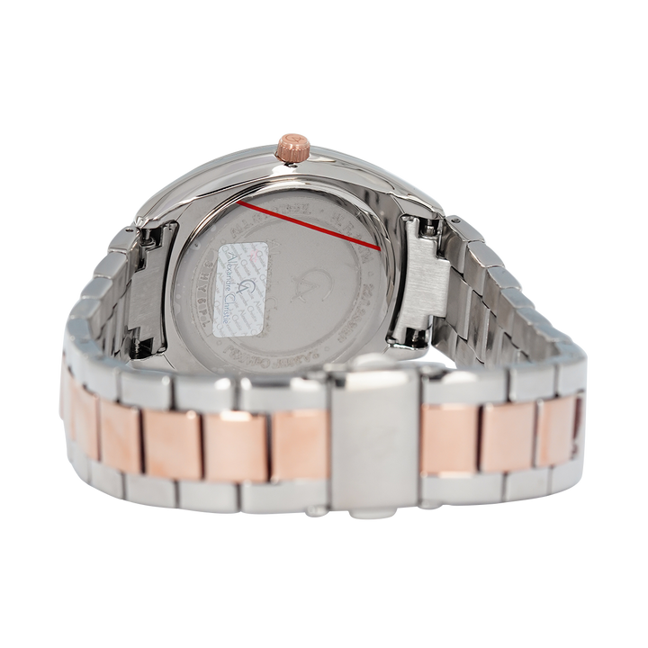 Jam Tangan Alexandre Christie Passion AC 2A36 BFBTRSLRG Women Silver Dial Dual Tone Stainless Steel Strap