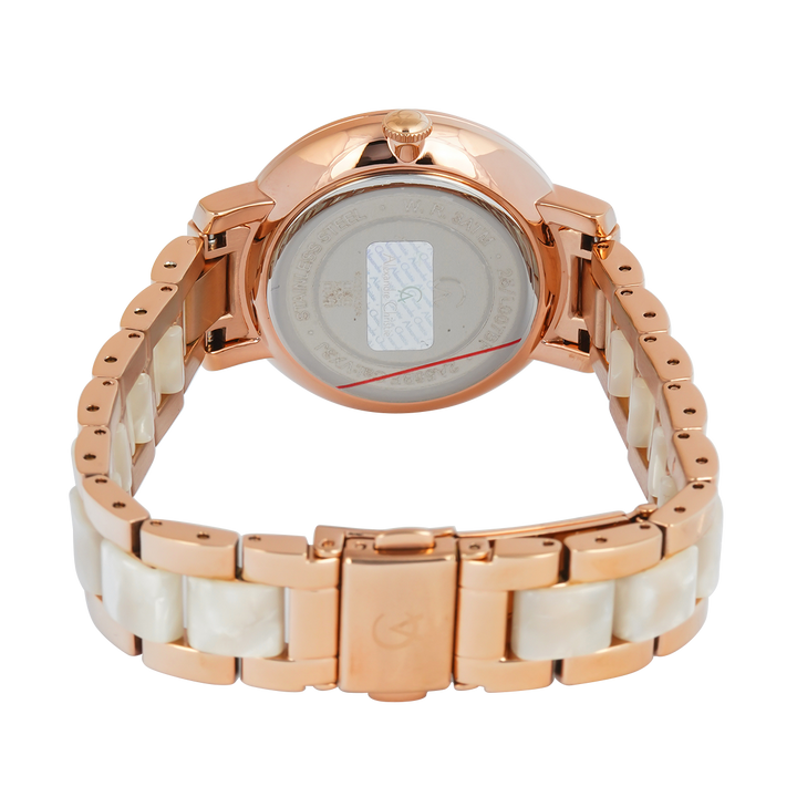 Jam Tangan Alexandre Christie Passion AC 2A56 BFBRGSLSL Women Silver White Dial Dual Tone Stainless Steel Strap