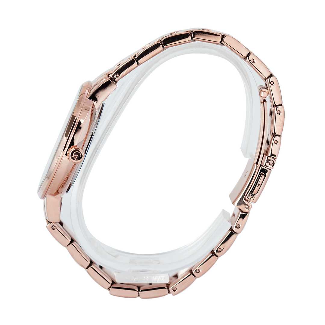 Jam Tangan Alexandre Christie Passion AC 2A58 BFBRGRG Women Light Rose Gold Dial Rose Gold Stainless Steel Strap