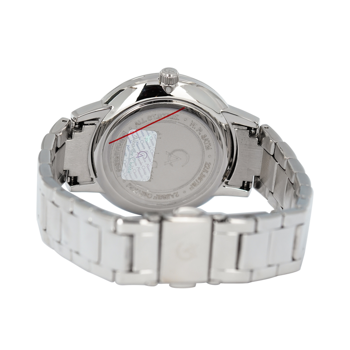 Jam Tangan Alexandre Christie Passion AC 2A58 BFBSSGRRG Women White Dial Stainless Steel Strap