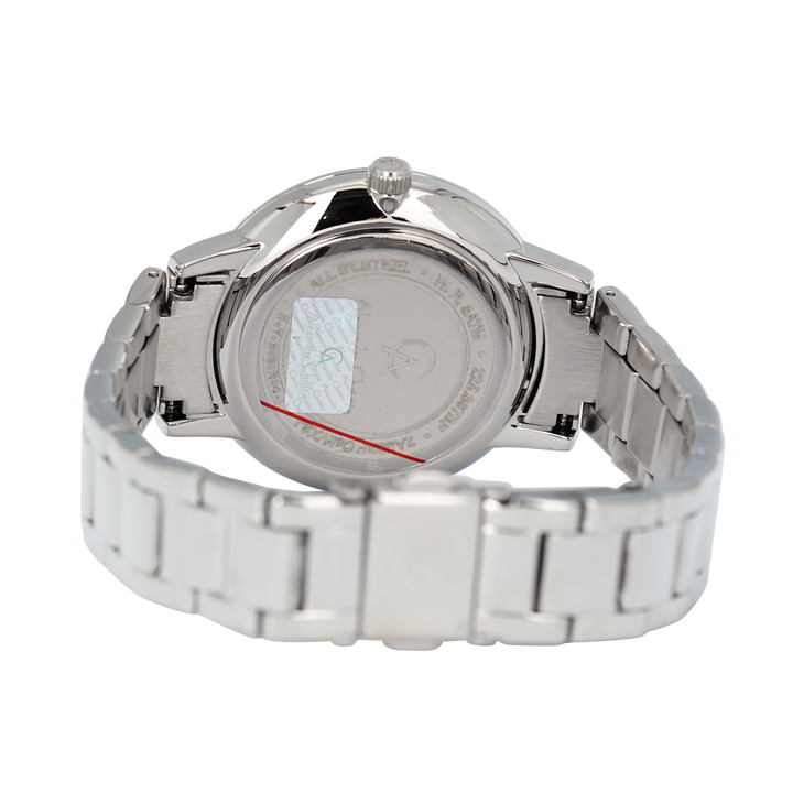 Jam Tangan Alexandre Christie Passion AC 2A58 BFBSSSLRG Women White Dial Stainless Steel Strap