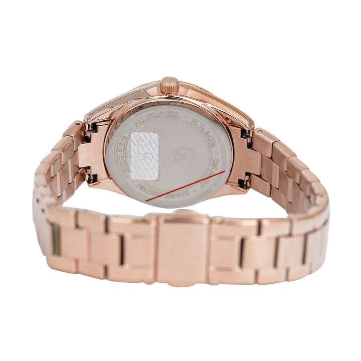 Jam Tangan Alexandre Christie Passion AC 2A60 BFBRGGR Women Light Grey Dial Rose Gold Stainless Steel Strap