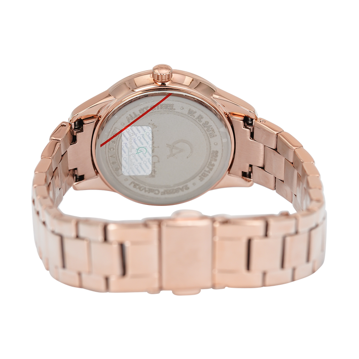 Jam Tangan Alexandre Christie Passion AC 2A62 BFBRGRG Women Rose Gold Dial Rose Gold Stainless Steel Strap