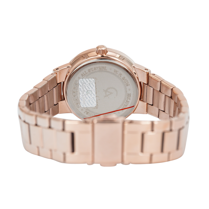 Jam Tangan Alexandre Christie Passion AC 2A63 BFBRGRG Women Rose Gold Dial Rose Gold Stainless Steel Strap
