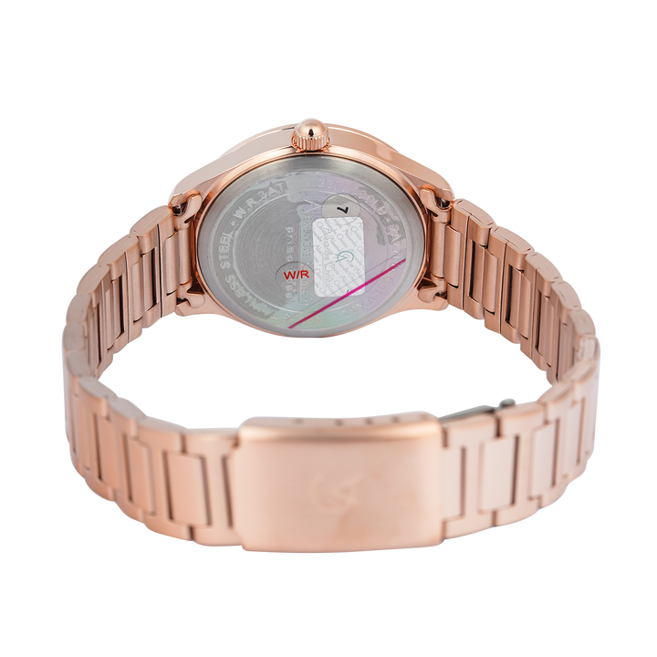 Jam Tangan Alexandre Christie Primo Passion AC 2A77 LDBRGLN Women Rose Gold Dial Rose Gold Stainless Steel Strap