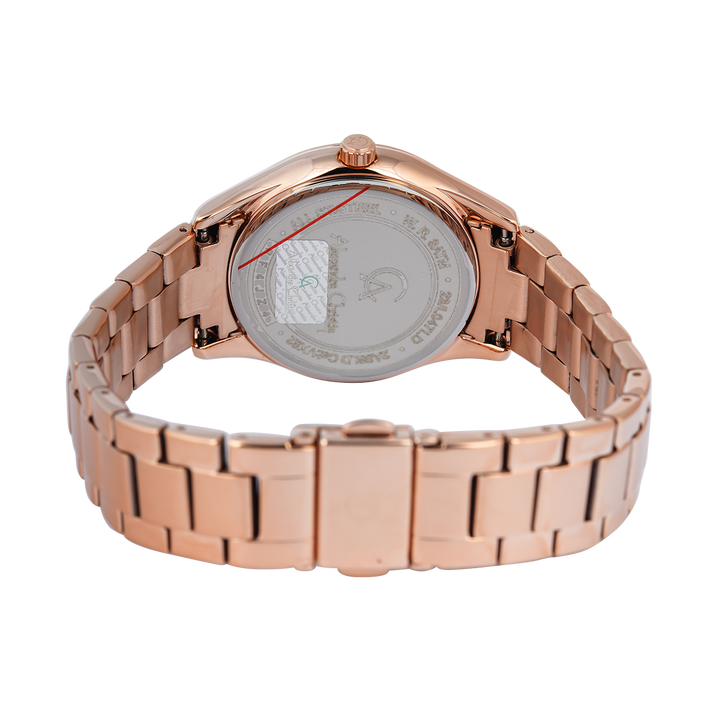 Jam Tangan Alexandre Christie Passion AC 2A86 LDBRGMR Women Grey MOP Dial Rose Gold Stainless Steel Strap