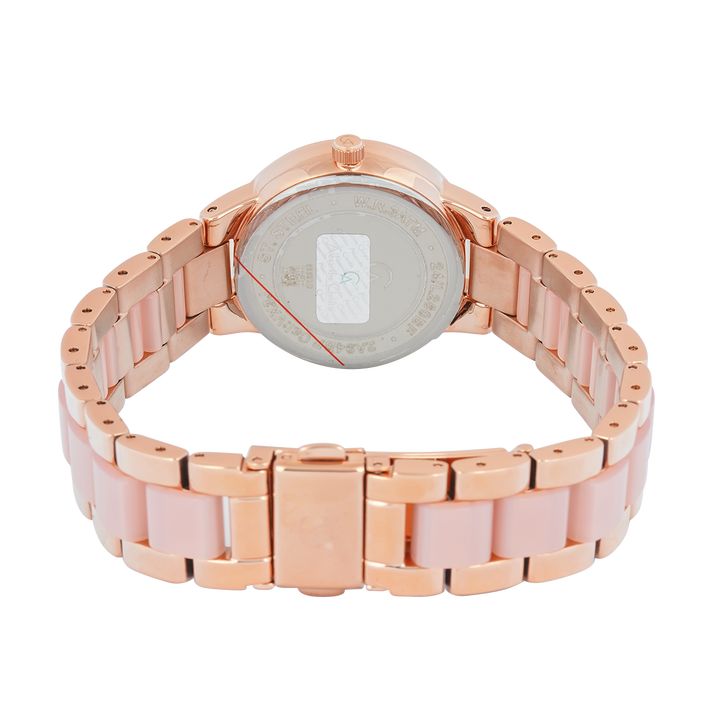 Jam Tangan Alexandre Christie Multifunction AC 2A94 BFBRGRGPN Women Gold Dial Dual Tone Stainless Steel with Ceramic Strap