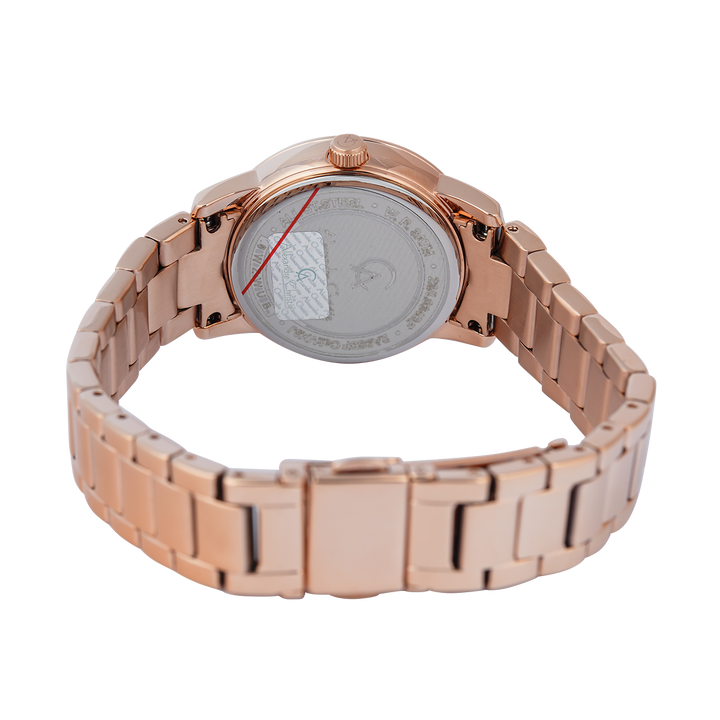 Jam Tangan Alexandre Christie Passion AC 2A98 BFBRGGR Women Grey Dial Rose Gold Stainless Steel Strap