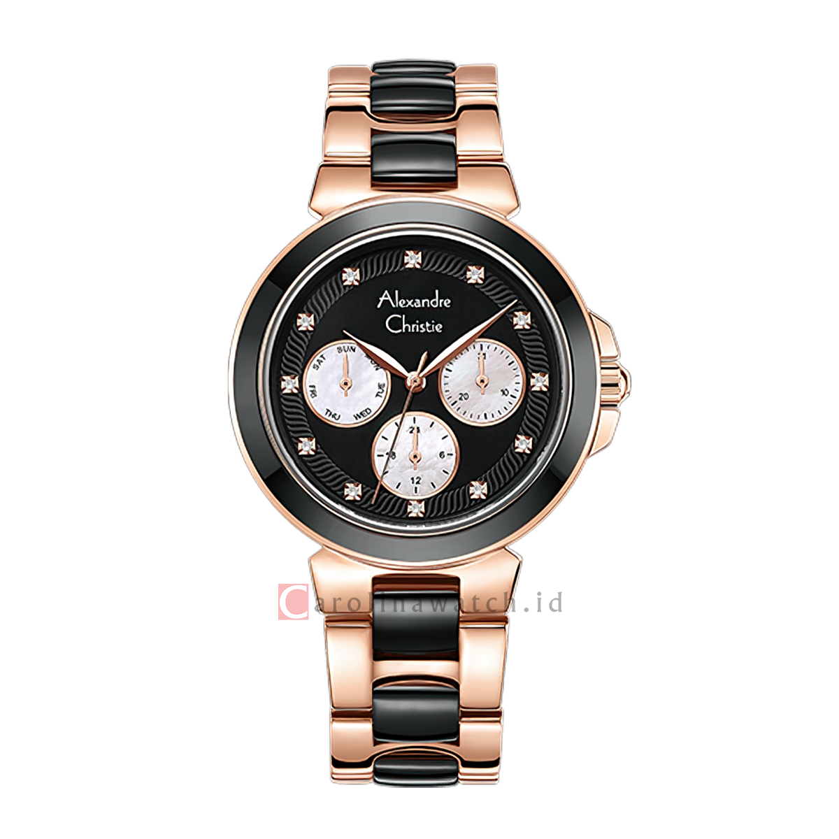 Jam Tangan Alexandre Christie Multifunction AC 2B02 BFBRGBA Women Blac ...