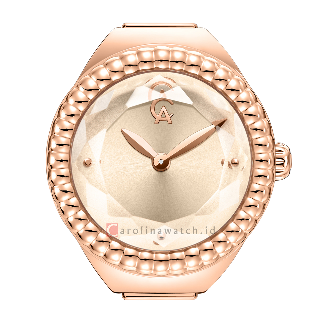 Jam Tangan Alexandre Christie Ring Watch AC 2B07 LHBRGLN Women Rose Gold Dial Rose Gold Stainless Steel Strap