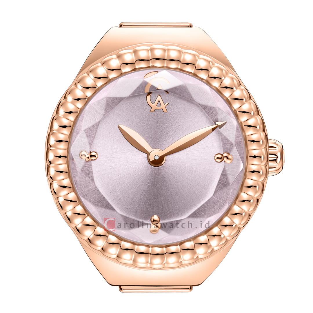 Jam Tangan Alexandre Christie Ring Watch AC 2B07 LHBRGPN Women Pink Dial Rose Gold Stainless Steel Strap