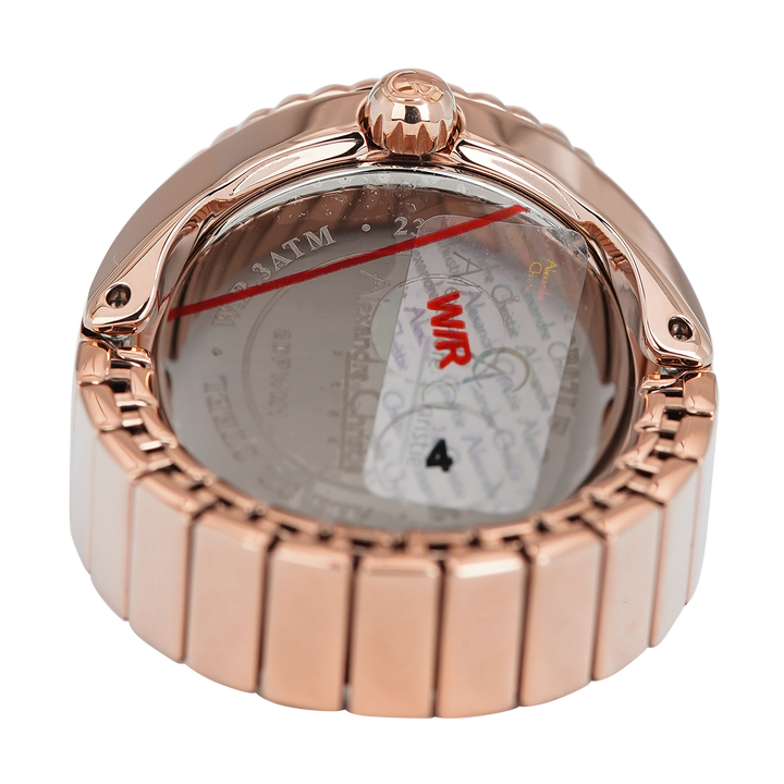 Jam Tangan Alexandre Christie Ring Watch AC 2B07 LHBRGPN Women Pink Dial Rose Gold Stainless Steel Strap