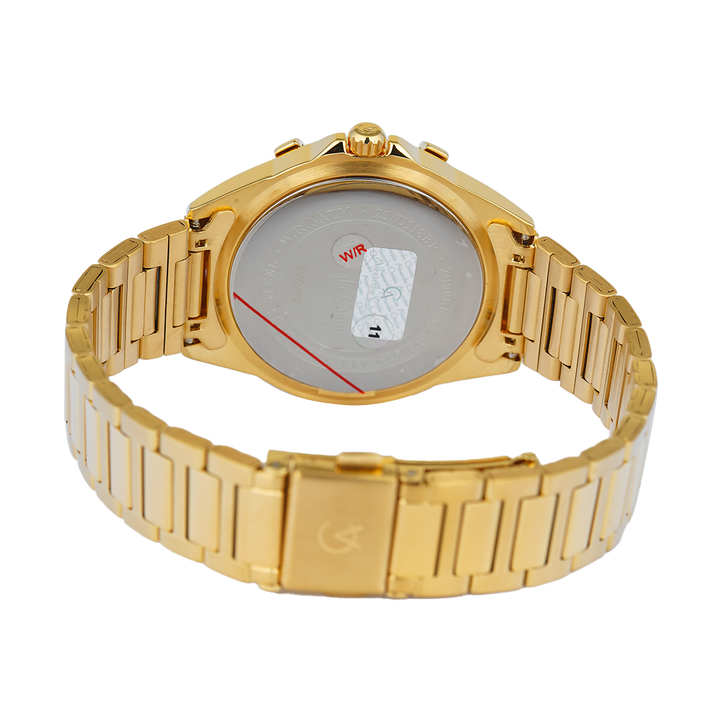 Jam Tangan Alexandre Christie Multifunction AC 2B09 BFBGPIV Women Gold MOP Dial Gold Stainless Steel Strap