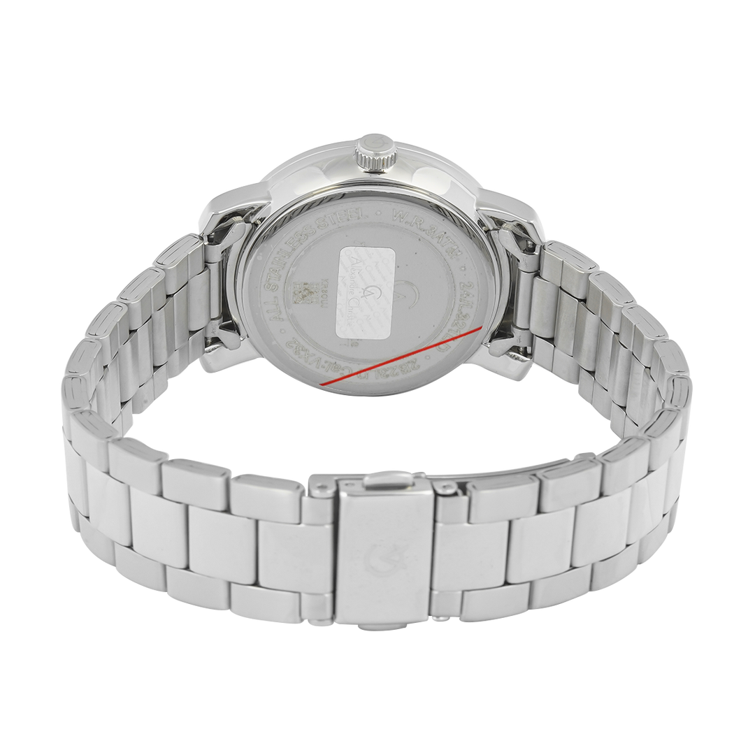 Jam Tangan Alexandre Christie Passion AC 2B23 LDBSSRE2 Women Red Dial Stainless Steel Strap