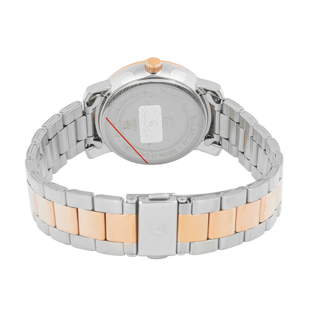 Jam Tangan Alexandre Christie Passion AC 2B23 LDBTRSL2 Women Silver Dial Dual Tone Stainless Steel Strap