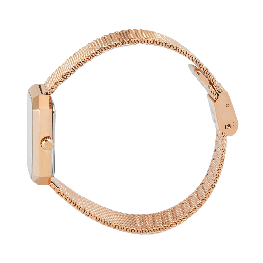 Jam Tangan Alexandre Christie Passion AC 2B29 LDBRGBO2 Women Brown Dial Rose Gold Stainless Steel Strap