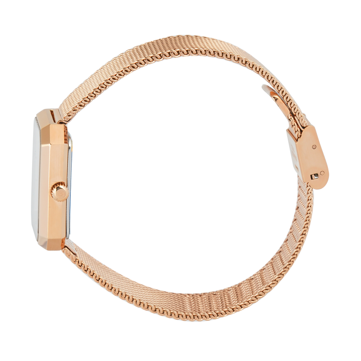 Jam Tangan Alexandre Christie Passion AC 2B29 LDBRGDR2 Women Red Dial Rose Gold Stainless Steel Strap
