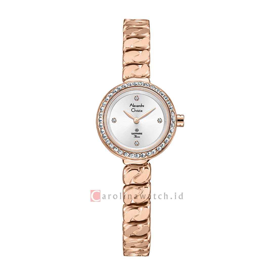 Jam Tangan Alexandre Christie Passion AC 2B30 LHBRGSL Women Silver Dial Gold Stainless Steel Strap