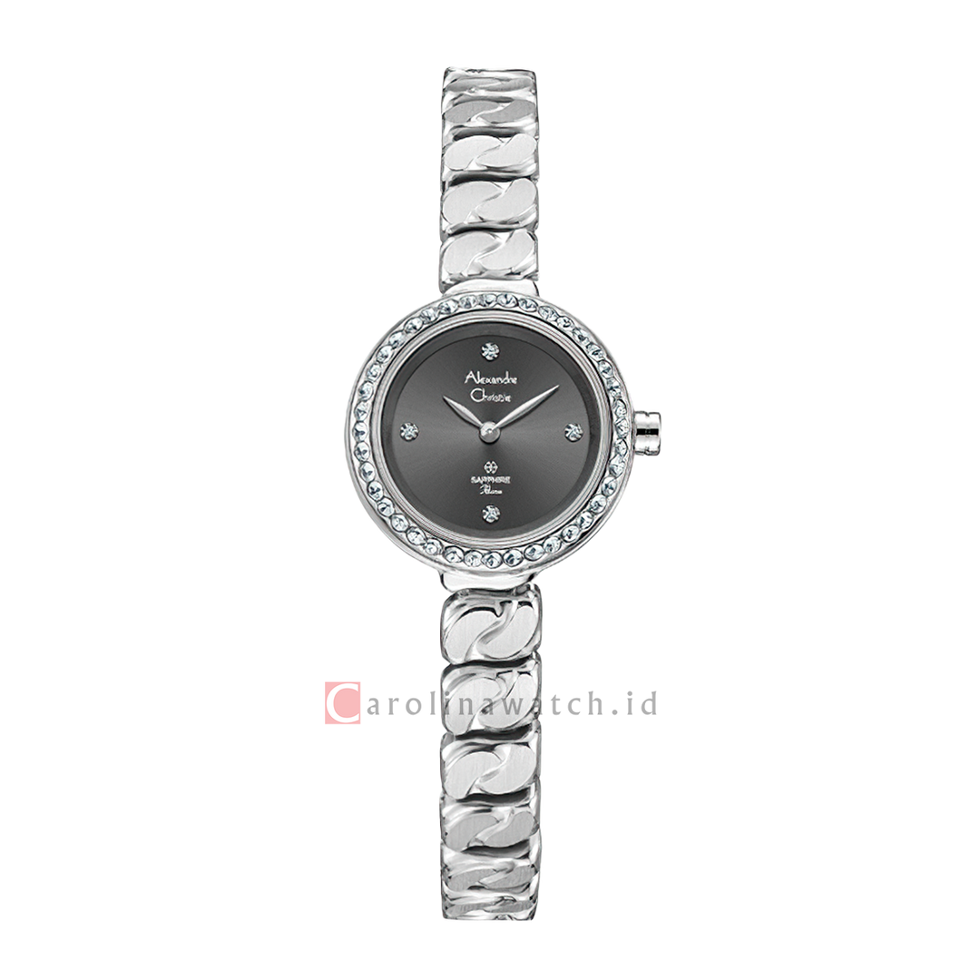 Jam Tangan Alexandre Christie Passion AC 2B30 LHBSSGR Women Grey Dial Stainless Steel Strap