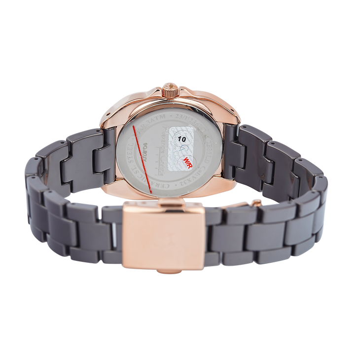 Jam Tangan Alexandre Christie Passion AC 2B31 LDBRGGR Women Dark Grey Dial Dark Grey Stainless Steel Strap