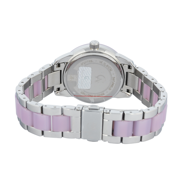 Jam Tangan Alexandre Christie Passion AC 2B42 LDBSSPU Women Purple Dial Silver Dual Tone Stainless Steel Strap