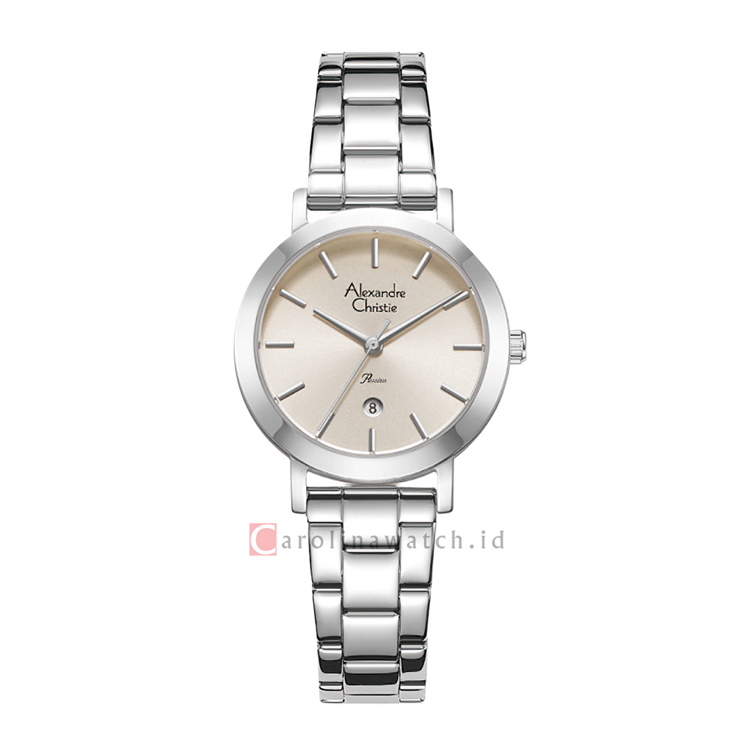 Jam Tangan Alexandre Christie Passion AC 2B49 LDBSSRG Women Gold Dial Carolina Watch