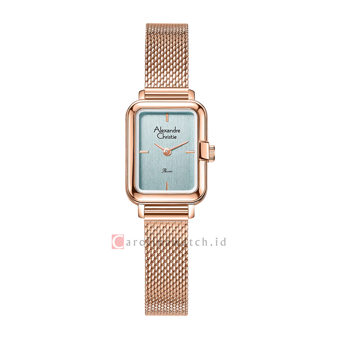 Jam Tangan Alexandre Christie Passion AC 2B51 LHBRGLG Women Analog Dial Rose Gold Mesh Stainless Steel Strap