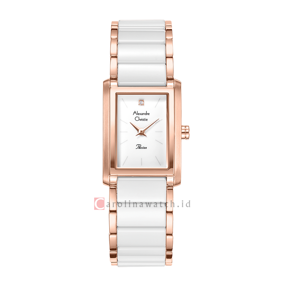Jam Tangan Alexandre Christie Passion AC 2B52 LHBRGSL Women Silver Dial Silver Stainless Steel Strap