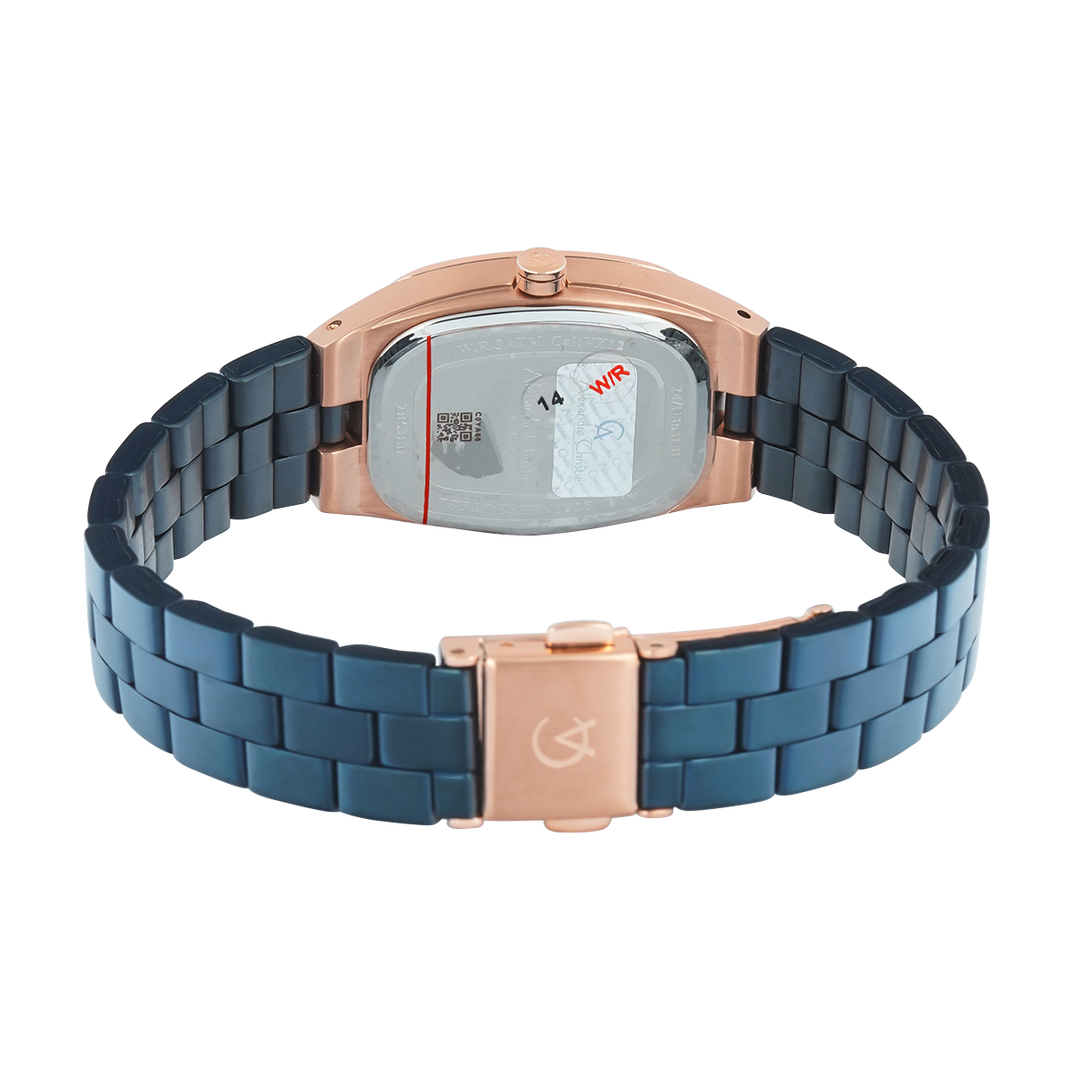 Jam Tangan Alexandre Christie Passion AC 2B53 LDBURBU Women Blue Dial Blue Stainless Steel Strap