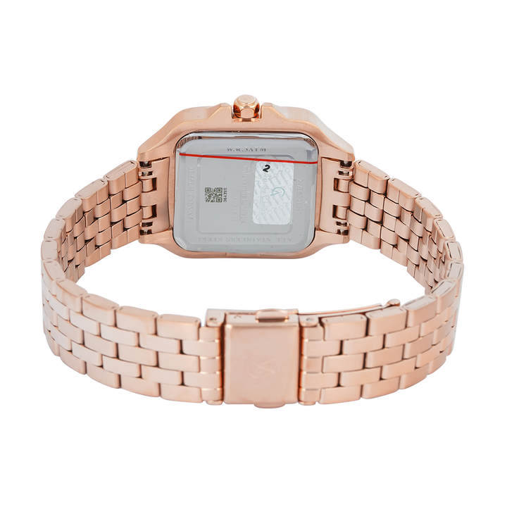 Jam Tangan Alexandre Christie Passion AC 2B55 LHBRGSL Women Silver Dial Rose Gold Stainless Steel Strap