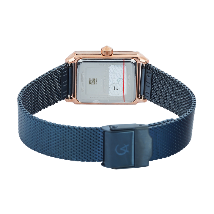 Jam Tangan Alexandre Christie Passion AC 2B57 LHBURBU Women Blue Dial Blue Mesh Stainless Steel Strap