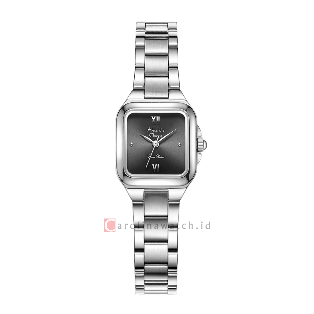 Jam Tangan Alexandre Christie Primo Passion AC 2B65 LHBSSDG Women Dark Grey Dial Stainless Steel Strap