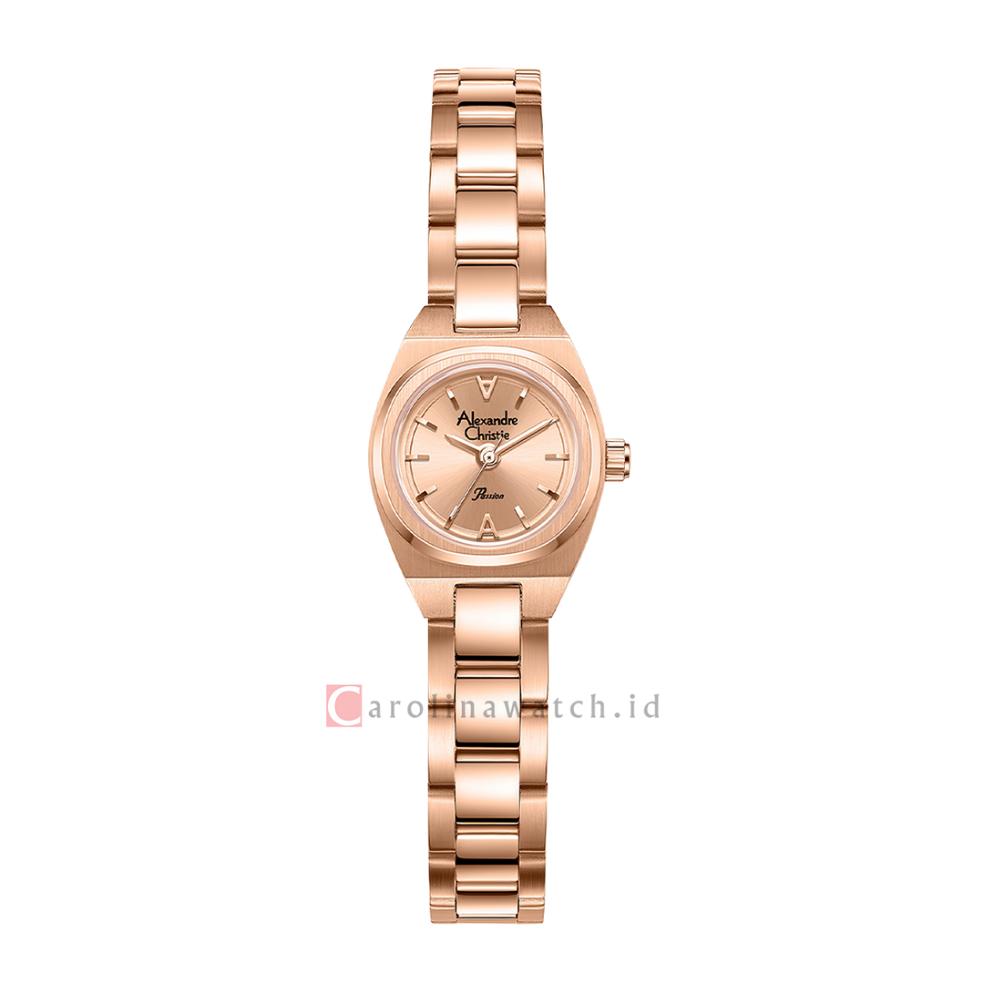 Jam Tangan Alexandre Christie Passion AC 2B67 LHBRGRG Women Rose Gold Dial Rose Gold Stainless Steel Strap