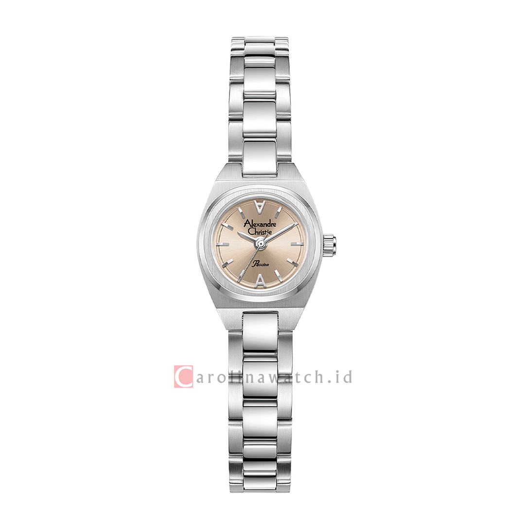 Jam Tangan Alexandre Christie Passion AC 2B67 LHBSSLG Women Gold Dial Stainless Steel Strap