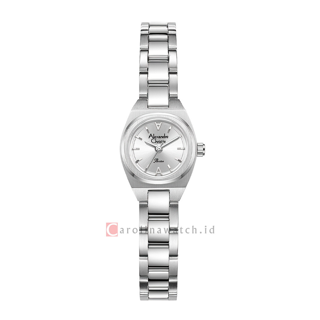 Jam Tangan Alexandre Christie Passion AC 2B67 LHBSSSL Women Silver Dial Stainless Steel Strap
