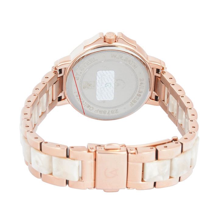 Jam Tangan Alexandre Christie Passion AC 2B78 BFBRGSLIV Women Silver Dial Dual Tone Stainless Steel Strap