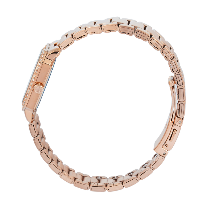 Jam Tangan Alexandre Christie Passion AC 2B84 LHBRGBU Women Blue Dial Rose Gold Stainless Steel Strap