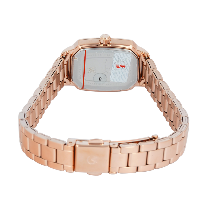 Jam Tangan Alexandre Christie Passion AC 2B84 LHBRGGR Women Grey Dial Rose Gold Stainless Steel Strap