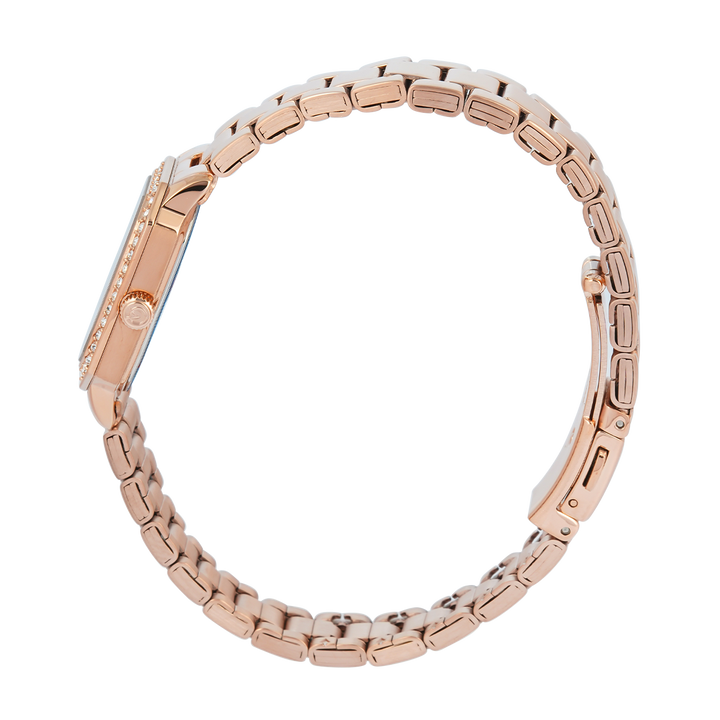Jam Tangan Alexandre Christie Passion AC 2B84 LHBRGLN Women Gold Dial Rose Gold Stainless Steel Strap