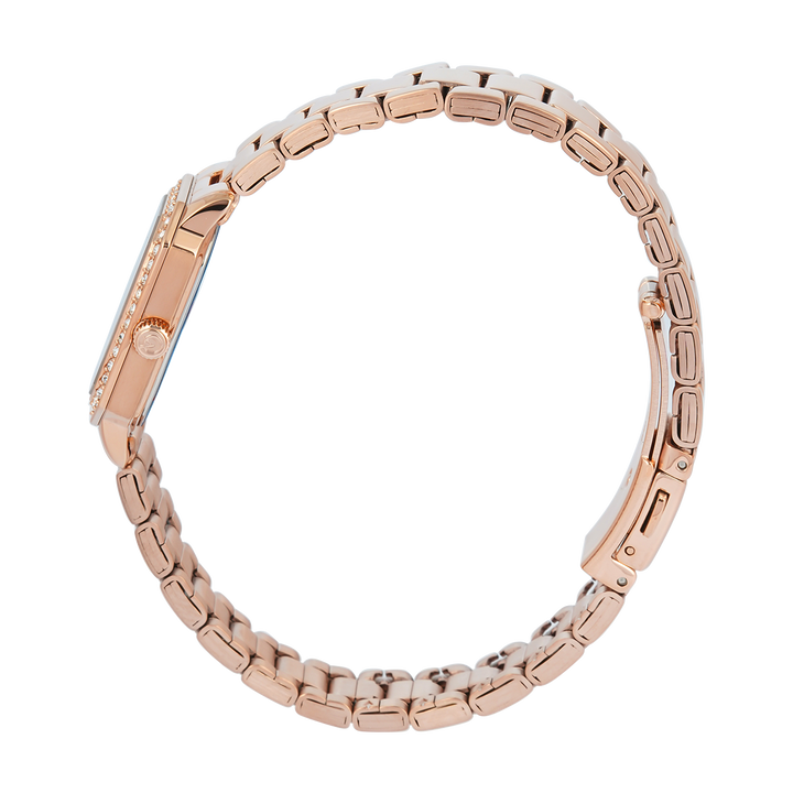 Jam Tangan Alexandre Christie Passion AC 2B84 LHBRGRE Women Red Dial Rose Gold Stainless Steel Strap