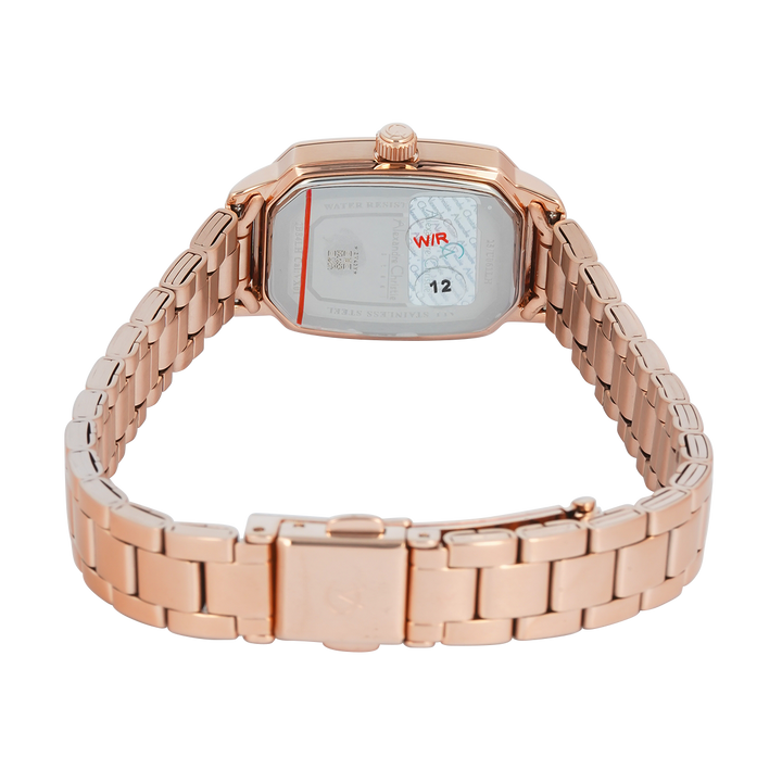 Jam Tangan Alexandre Christie Passion AC 2B84 LHBRGRE Women Red Dial Rose Gold Stainless Steel Strap