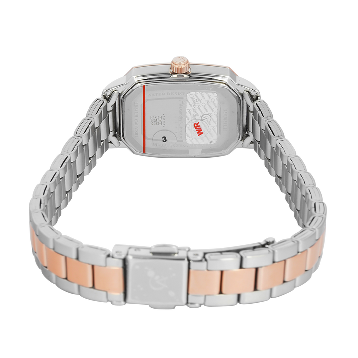 Jam Tangan Alexandre Christie Passion AC 2B84 LHBTRLN Women Gold Dial Dual Tone Stainless Steel Strap