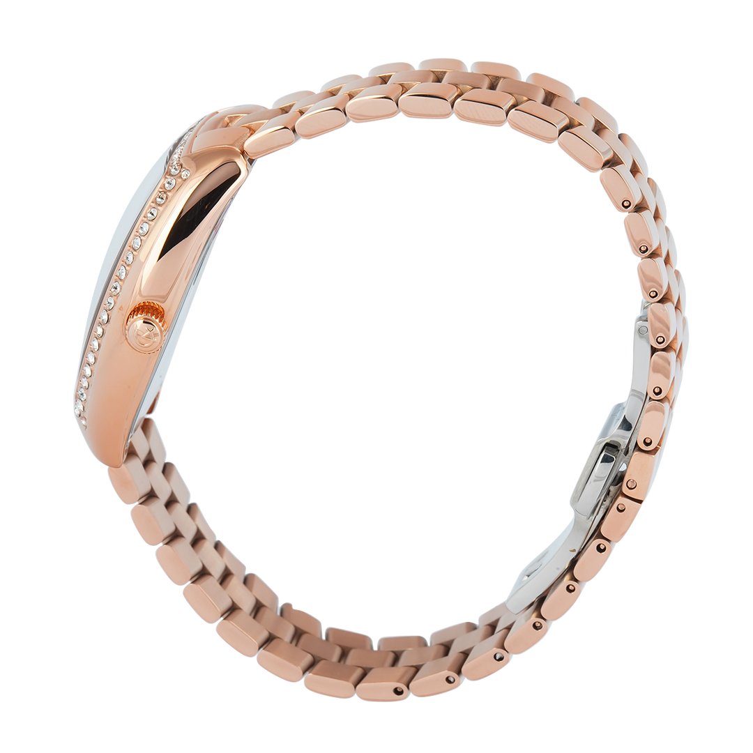 Jam Tangan Alexandre Christie AC 2B86 BFBRGLN Women Rose Gold Dial Rose Gold Stainless Steel Strap