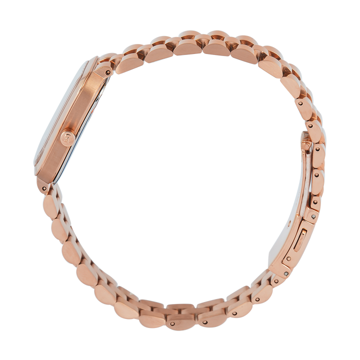 Jam Tangan Alexandre Christie Passion AC 2B87 LHBRGSL Sapphire Women Silver White Dial Rose Gold Stainless Steel Strap