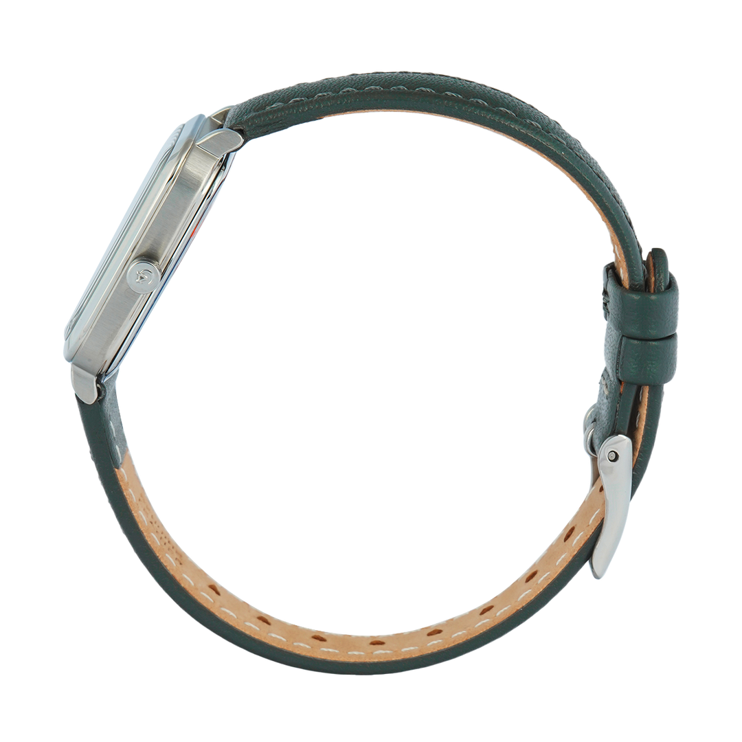 Jam Tangan Alexandre Christie Passion AC 2B87 LHLSSDG Sapphire Women Black Dial Black Leather Strap