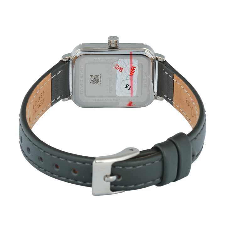 Jam Tangan Alexandre Christie Passion AC 2B87 LHLSSDG Sapphire Women Black Dial Black Leather Strap