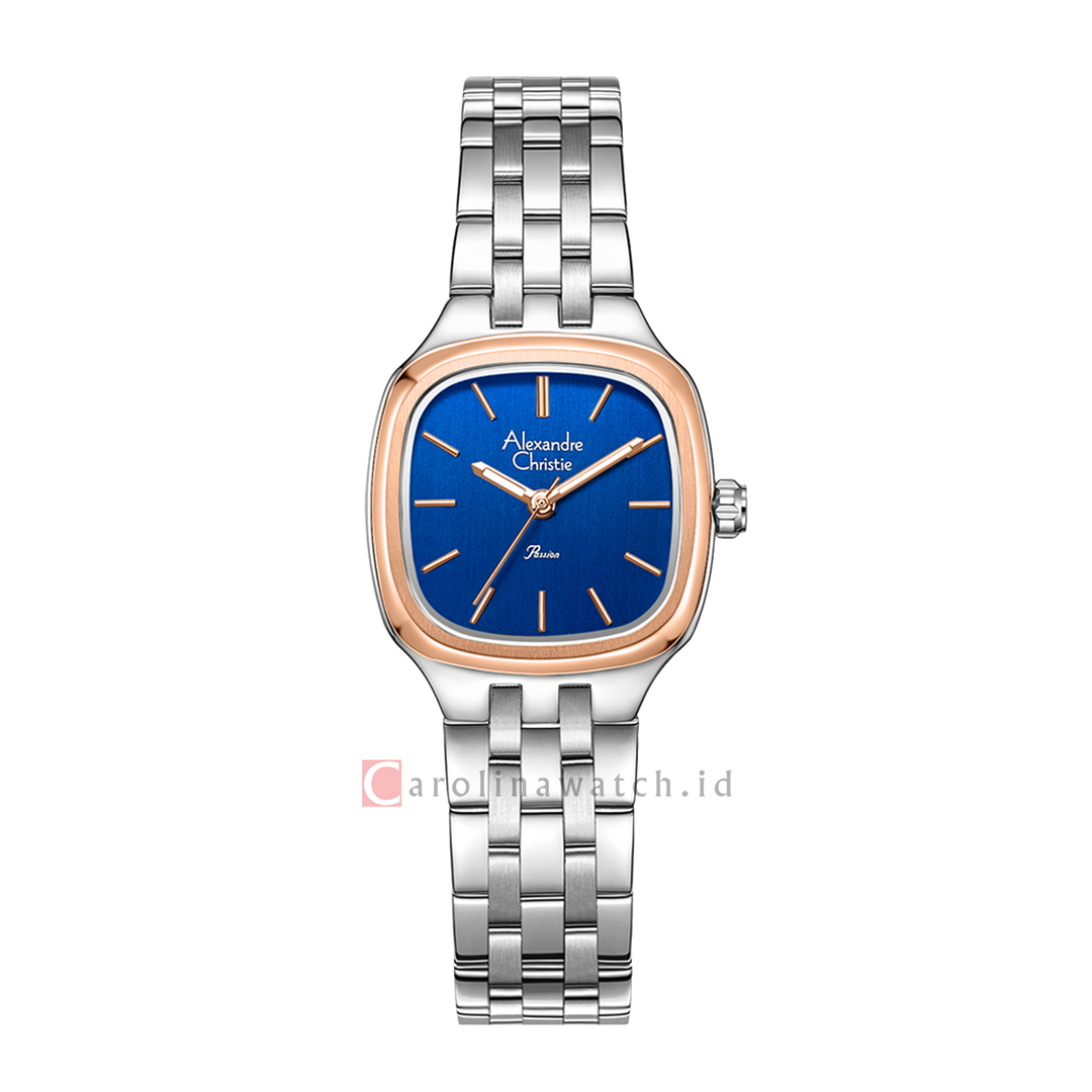 Jam Tangan Alexandre Christie Passion AC 2B90 LHBTRBU Women Blue Dial Stainless Steel Strap