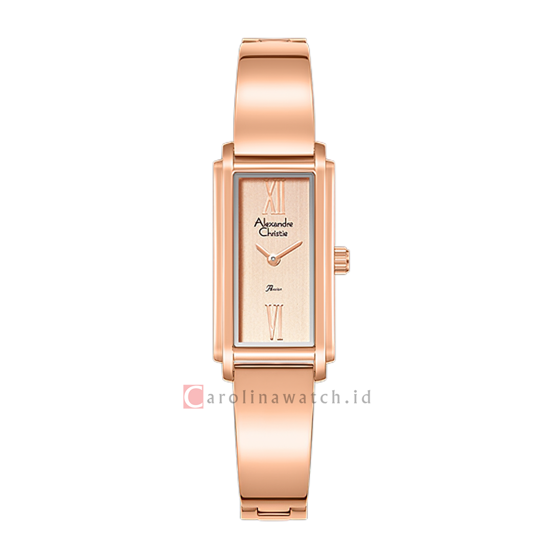 Jam Tangan Alexandre Christie Passion AC 2C06 LHBRGLN Women Rose Gold Dial Rose Gold Acetate Strap