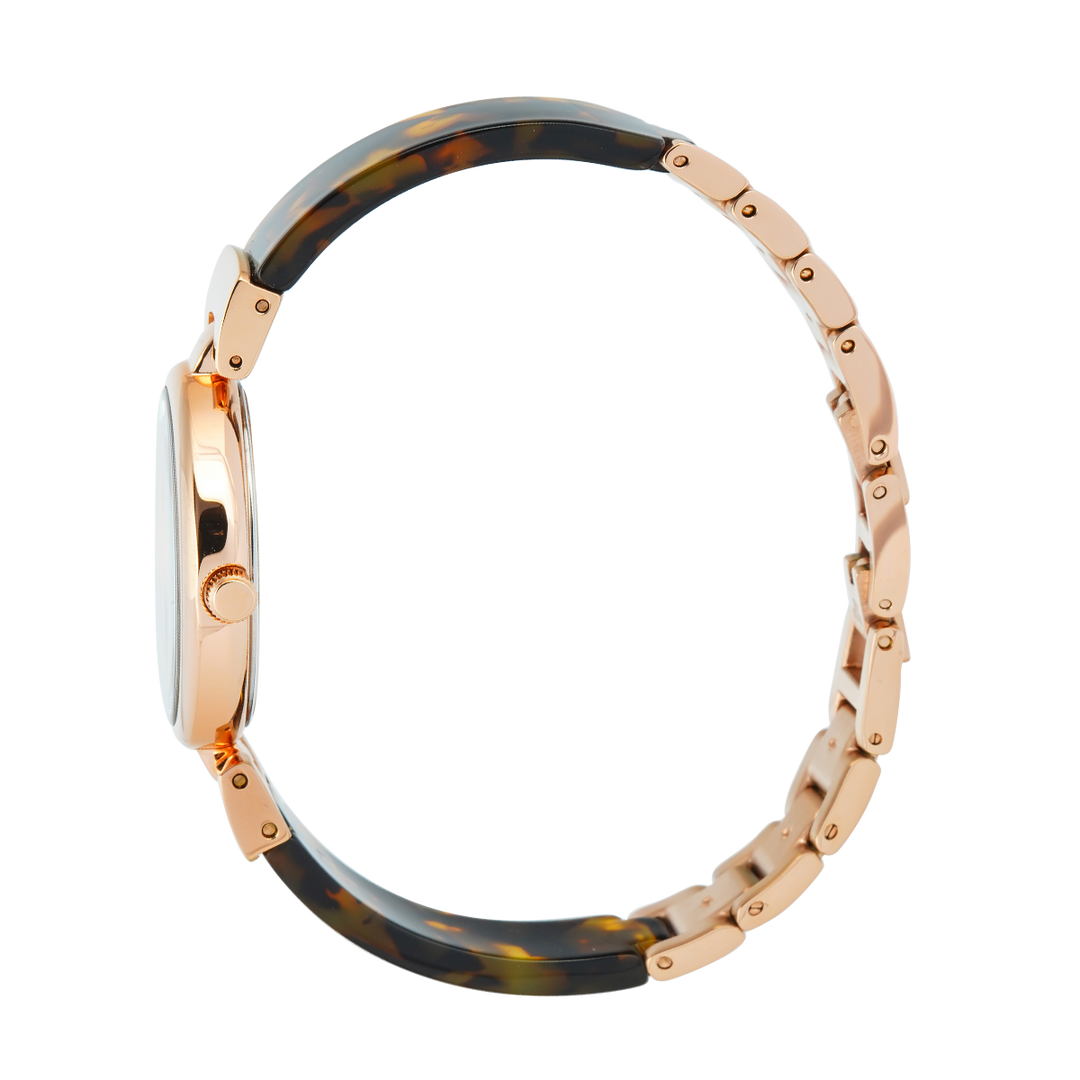 Jam Tangan Alexandre Christie Passion AC 2C08 LHBRGLNPN Women Rose Gold Dial Brown Stainless Steel Strap