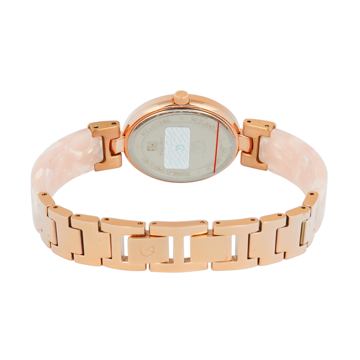 Jam Tangan Alexandre Christie Passion AC 2C08 LHBRGLNBO Women Rose Gold Dial Pink Stainless Steel Strap